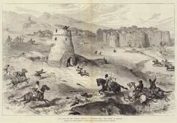 Vergangene Tage an der persischen Grenze, ein Turkomanenüberfall, der Turm der Zuflucht